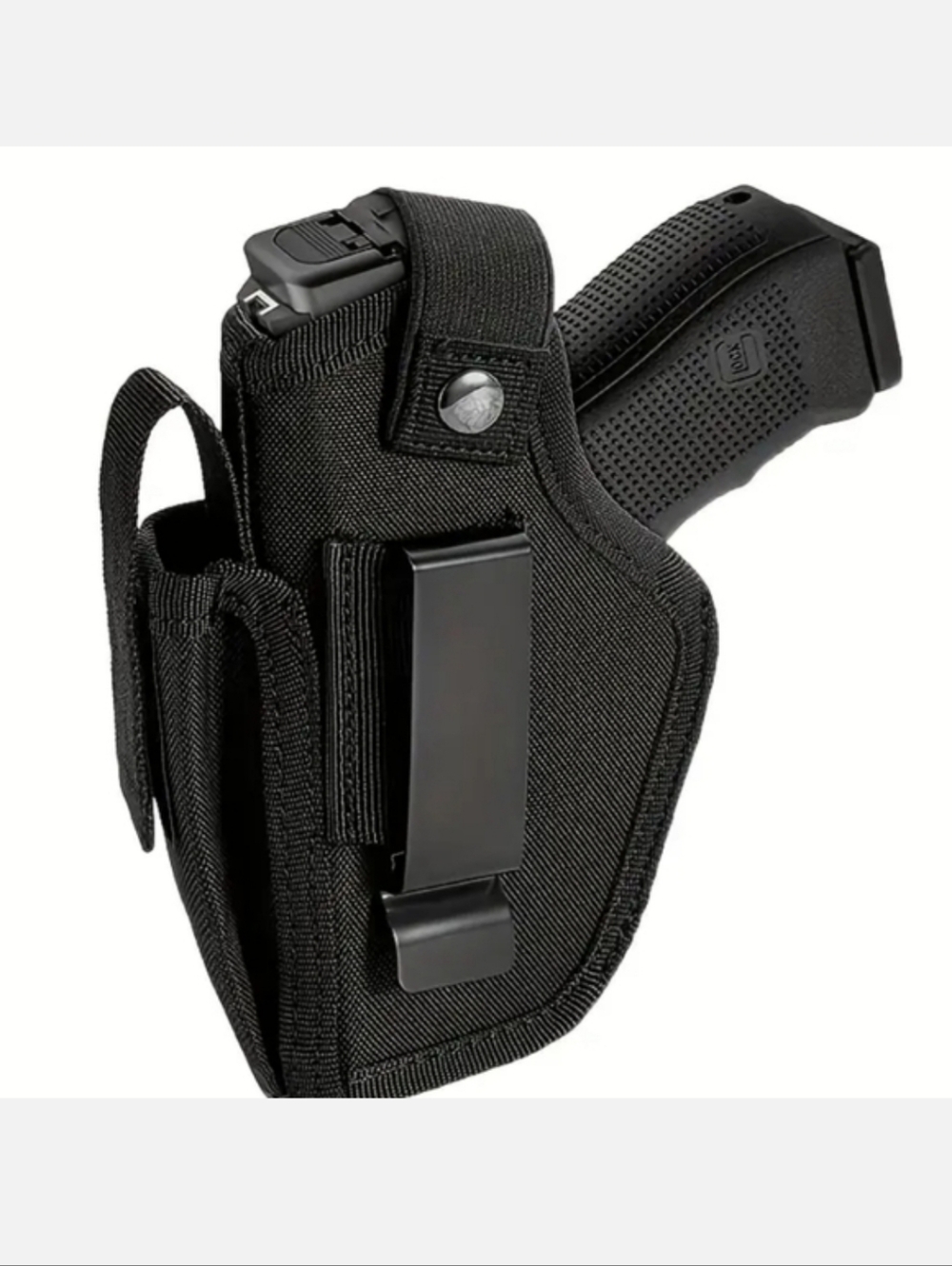 NEW Durable Holster Ambidextrous Universal Gun Holster Concealed Carry Black - Picture 3 of 7